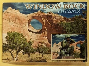  Postcard AZ: Window Rock Navajo Tribal Park. Arizona - Picture 1 of 2