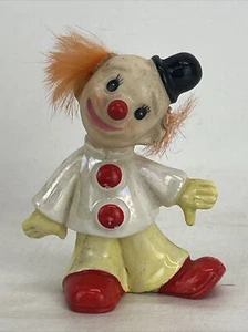 Vintage J.L.C Co.  Dancing Clown Mime Porcelain Bone Chinese 3.75” Figure - Picture 1 of 6