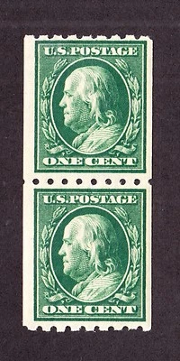 US 390 1c Franklin Mint F-VF OG NH SCV $22 - Image 1 of 2