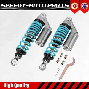 2PCS 11Inch 280mm Universal Motorcycle Shock Absorbers fit for Honda CB - Picture 1 of 10