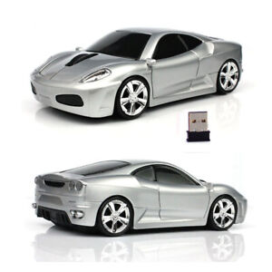 HOT Cordless 2.4Ghz Wireless car Mouse optical PC Laptop LED Mice + USB Receiver