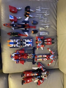 Playmates Superhuman Syber Squad Zenon Thunder Gridman Ultraman Deluxe Drago Set - Bild 1 von 15