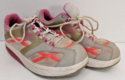MBT M Walk Pink and White Lace Up Comfort Shoes Women’s Size 9 - Image 1 of 4
