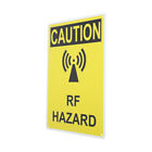 Radiofrequenz Gefahrenwarnschild Fabrikausrüstung Warnschild für Wandtür