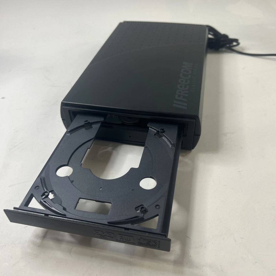 Freecom Classic Series 28136 DVD+/-RW External Drive Powers On - No AC Adaptor - Image 1 of 4
