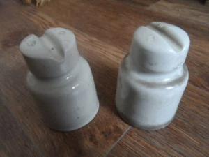 Izolator ceramiczny ZSRR Vintage, 2szt - Zdjęcie 1 z 4