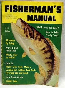 FISHERMAN'S MANUAL MAGAZINE 1963 EDITION VINTAGE SCIENCE & MECHANICS HANDBOOK - Picture 1 of 1
