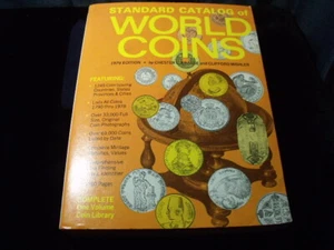Vintage 1979 Edition Standard Catalog of World Coins Krause Reference Book - Picture 1 of 4