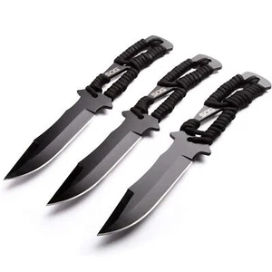SOG Wurfmesser mit Scheide 3er Pack Balanced Wurfmesser Set mit Paracord - Bild 1 von 6