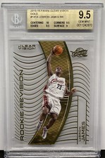 2015-16 Panini Clear Vision Rookie Revision Gold /10 Lebron James BGS 9.5 Pop 2
