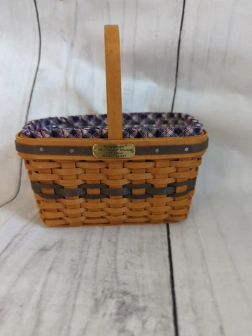 Longaberger JW Mini Market Basket   Ptotector Collector Club Cover