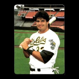Jose Canseco 1990 Mother's Cookies Oakland Athletics/California Angels #6 R314C