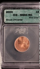 SEE VIDEO!!!     200X Lincoln ERROR Struck appox. 38% Off-Center  ICG MS64 RD!!!