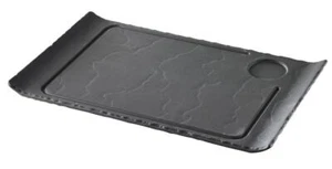 STEAKTELLER/ BURGERTELLER/ SEVIERPLATTE 39,5 cm, 2 RAENDER HOCH Matt schiefer - Imagen 1 de 2