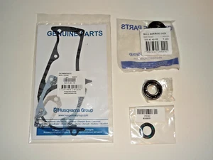 OEM Husqvarna Crankshaft Bearings OEM Seal OEM Gasket Set 570 576 576XP - Picture 1 of 1