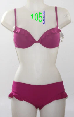 NEUF @@ MAILLOT 2 PIECES BIKINI PUSH UP SHORTY + HUIT Girly Ipanema + FR 90B/38 - Photo 1/2