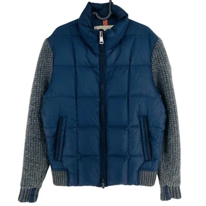 Napapijri Marineblau Gepolstert Puffer JACKE MANTEL GRÖSSE S - Bild 1 von 10
