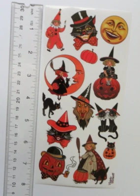 Violette Collection - VINTAGE HALLOWEEN - 1 Sheet of HALLOWEEN Stickers #C159