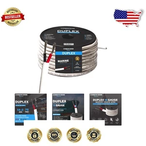 Durable 14 AWG Marine Wire, 75 ft Tinned Copper - Optimal Performance & Safety - Picture 1 of 8