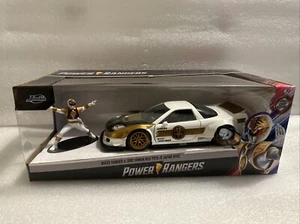 Jada Toys Power Rangers White Ranger And 2002 Honda NSX Type-R 1:24 Diecast NEW - Picture 1 of 1