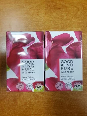 2 botellas: Good Kind Pure *Wild Peony* Eau de Toilette Spray 1 oz. ea. (2457-F2A) Foto 1 de 4