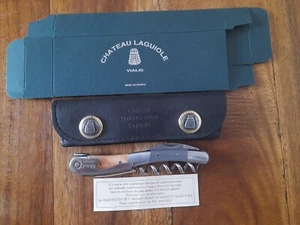 Chateau Laguiole Sommelier Corkscrew Luxury Tint Bi Color Austruch Bone - Picture 1 of 8