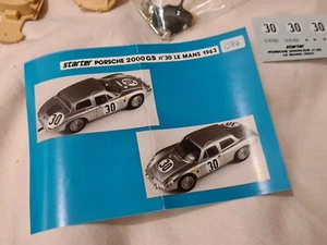Starter 1/43 Scale Porsche 2000GS Le Mans 1963 #30 Resin Kit Model Car 1:43 - Picture 1 of 9