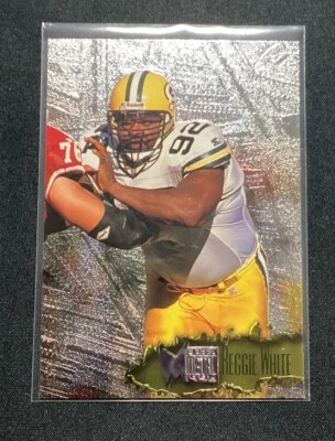 1996 Fleer Metal Reggie White #46 Green Bay Packers - Image 1 of 2