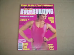FEMALE BODYBUILDING 3/90 Marjo Selin CORY EVERSON Tech Fitness EXERCISE Bikini - Imagen 1 de 2