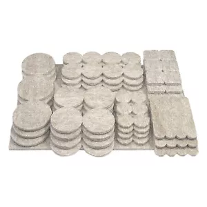 105er Pack Schwerlast Multipack Filzpads Schieberegler für Beine Stuhl Sofa Möbel - Bild 1 von 5