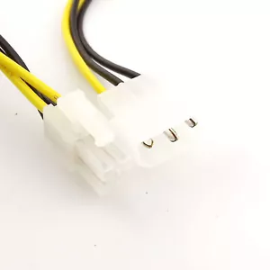 10pcs 4Pin Molex to 4Pin ATX EPS 12V Motherboard Power Supply Adapter Cable - Picture 1 of 5