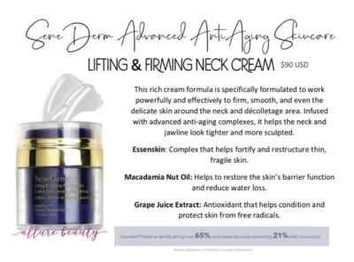 SeneGence Lifting and Firming Neck Cream SenePlex Cellular Renewal Full Size - Image 1 of 2