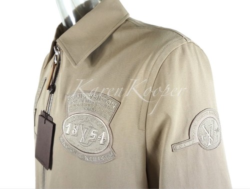 LOUIS VUITTON（LV） NUOVA GIACCA GASTON LOUIS VUITTON UOMO VVV CAPPOTTO GIACCA BEIGE GIACCA 52 XL