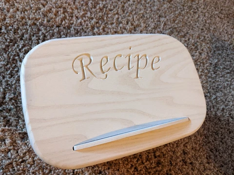 Peterboro Basket Company Recipe Box Card Holder with Lid NEW! Cover