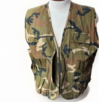Vintage Winchester Camo Hunting Vest Men’s Size L Zip - Image 1 of 4