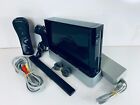 Black Nintendo Wii Console Controller Nunchuk Bundle Rvl 001 Pal Tested Working
