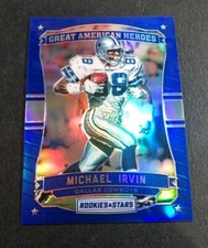 MICHAEL IRVIN 2016 Rookies and Stars GREAT AMERICAN HEROES #15 Dallas Cowboys
