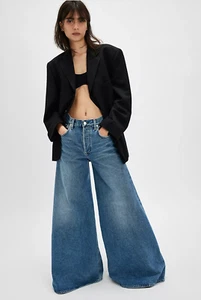 Free People Citizens of Humanity Amari Ultra Wide Jeans Dweller Wash Neu mit Etikett Größe 25 - Bild 1 von 8