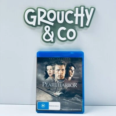 Pearl Harbor (Blu-ray, 2000) All Regions Romance War Drama Action Period Epic VG - image 1 of 4