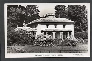 Postkarte Hawkshead Cumbria Esthwaite Lodge Jugendherberge RP - Bild 1 von 2