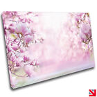 Cherry Blossom Flowers Dreamy Canvas Wall Art Picture Print