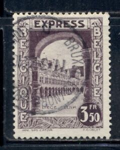 BELGIUM E3 SG#E532 Used 1929 3.50fr vio Bishop's Palace Special Delivery CV$10