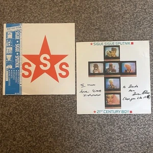 Sigue Sigue Sputnik Love Missile F1-11 21st Century Boy vinyl 7” Picture Sleeve - Imagen 1 de 5