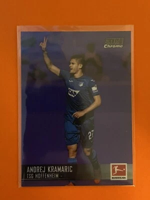 2021-22 Stadium Club Chrome Bundesliga Purple Refractors #54 Andrej Kramaric/299 - Image 1 of 2