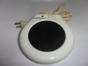 White Jar Candle/Coffee Tabletop Warmer MEC-1120 - Picture 1 of 3