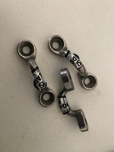 SEA DOG (3) 1-7/8 x 3/8 Inch Chrome Plated Zinc Bimini Top Eye Straps for Boats - Picture 1 of 1