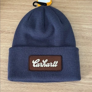 Carhartt Knit Cuffed Script Patch Beanie - Picture 1 of 6