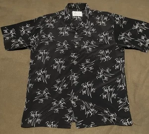 Pink Floyd THE WALL Dragonfly Clothing Co. Nero Stampa All Over S/S Btn Dwn XL - Foto 1 di 7
