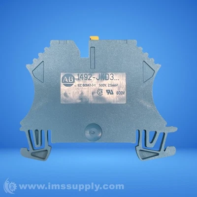 Allen Bradley 1492-JKD3 Knife Disconnect Terminal Block FNIP - Image 1 of 4