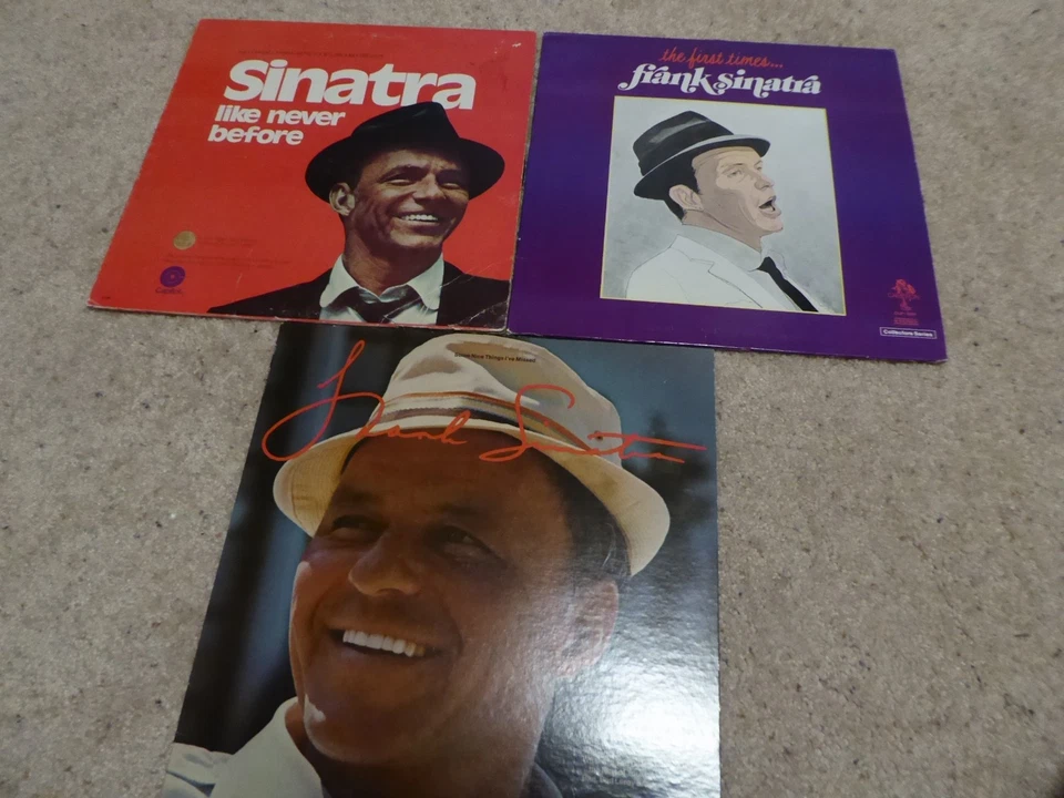 3 Frank Sinatra Vinyl LP Records, Like Never Before, The First Times, +++ - Image 1 of 1